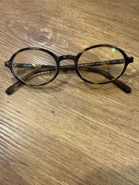Vintage Hugo Boss HB 1514 Eyeglasses Havana Tortoise 49-20-140mm Italy FRAMES